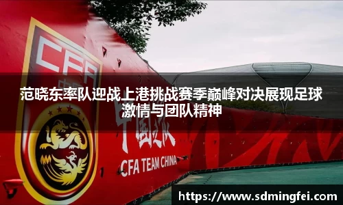 范晓东率队迎战上港挑战赛季巅峰对决展现足球激情与团队精神